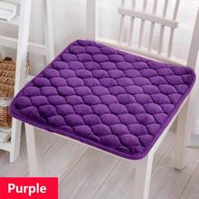 Solid Modern Chair Cushion Thicken Pad Keep Warm Home Decor Non-slip Seat Cushion Super Soft Chair Pad 40*40/45*45/50*50 Cm 2024 - buy cheap