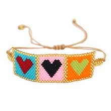ZHONGVI Hearts Bracelets Bohemia Miyuki Bracelet Colorful Friendship Jewelry Gift for Girl Handmade Woven Unique Pulseras 2024 - buy cheap