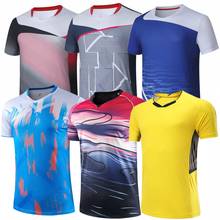 Novo badminton camisas homem/mulher, esportes camisa camisas de tênis meninas, tênis de mesa t camisa, secagem rápida esporte correndo camisas 2024 - compre barato