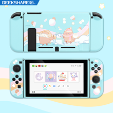 GeekShare Nintendo Switch Shell Kawaii Chick Cartoon Snowman Soft TPU Full Cover Back Girp Case For Nintendo Switch Accessories 2024 - buy cheap