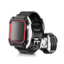 Противоударный Защитный чехол ремешок для наручных часов Apple Watch Series 5/4/3/2/1 44 мм 40 мм, 42 мм, 38 мм, ремешок для Аксессуары для iwatch 2024 - купить недорого