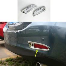 Car Body Detector ABS Chrome Trim Back Tail Rear Fog Light Lamp Frame Stick Parts For Mazda6 Mazda 6 Atenza 2017 2018 2019 2024 - buy cheap