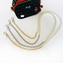 1.2 meter Imitation Pearl Chain Buckles Metal Fashion Decoration Chain for DIY Handbag Shoulder Bag Purse Hardware Accessories 2024 - buy cheap