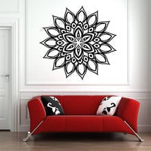 Mandala Wall Decal Mandala Flower Bohemia Mandala Wall Decor Vinyl Yoga Studio Wall Sticker for Living Room Bedroom Decor C544 2024 - buy cheap