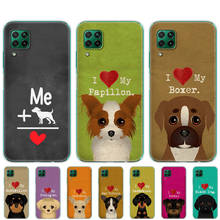 Case For huawei p40 lite E p40 pro P smart 2020 Cover For huawei Y5P Y6P Y7P Y8P Y6S Y8S Y9S NOVA 5T Dog Yorkie Papillon boxer 2024 - buy cheap