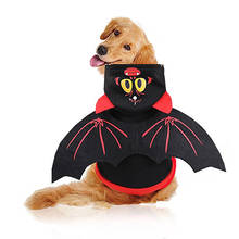 Pet Cat Clothes Funny Bat Wings Costumes Halloween Party Coat  Hooded Small Cat Kitten Hoodie Puppy Dog Clothes 2024 - buy cheap
