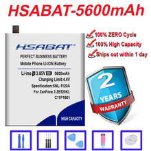 Hsabat 5600mah c11p1601 bateria para asus zenfone 3 zenfone3 ze520kl frete grátis para z017da zenfone ao vivo zb501kl a007 2024 - compre barato