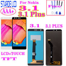 AAA+ For Nokia 3.1 LCD Display Touch Screen Digitizer Assembly Replacement For Nokia 3.1 plus LCD TA-1118 TA-1104 TA-1125 2024 - buy cheap