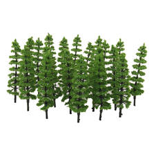 20 Model Pine Trees Train Architecture Forest Park Scene Layout 1:100 HO OO 2024 - buy cheap