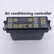 Panel de Control de aire acondicionado para Hyundai R215, 225, 305, 455-7, controlador de aire acondicionado, accesorios de excavadora de alta calidad 2024 - compra barato
