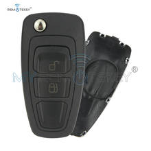 Remtekey Flip remote key case shell 2 button HU101 key blade EB3T-15K601-BA 5WK50165 for Ford Ranger 2011 2012 2013 2014 2015 2024 - buy cheap