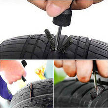 Kit de reparação de pneu 50 peças, tira de vedação de pneu de bicicleta do carro sem câmara de ar, kit de reparação de punção 2024 - compre barato