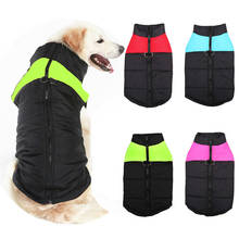4 cores roupas para animais de estimação para pequeno médio grande cães colete inverno quente à prova dS-5XL água casaco do cão jaquetas 2024 - compre barato