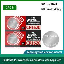 Bateria de lítio para eaxell cr1620, ecr1620, dl1620, 5009lc, moeda, 2 peças 2024 - compre barato