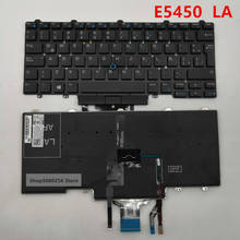 (95%New) laptop keyboard for DELL Latitude E5450 E5470 E7450 E7470 Latin la layout with backlit keyboard 0KFHY6 PK1313D4B21 2024 - buy cheap