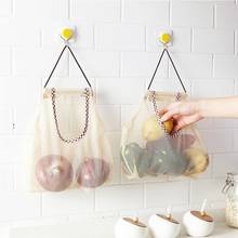 Kitchen Storage Net Bag Vegetable Organizer Fruit Wall Bag Storage Pouch for Home Multipurpose 2024 - buy cheap