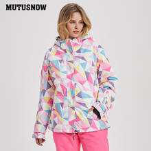 MUTUSNOW 2019New Quality Ski Jacket Women Winter Snowboard Windproof Waterproof Warmth Snowboard Jacket Coat Snow Skiing Clothes 2024 - buy cheap