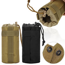 Tactical Water Bottle Carrier 500ml Outdoor Molle Pouch Bag for Camping Hiking Traveling with Shoulder Strap 2024 - buy cheap