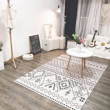 Morocco Nordic Minimalist Carpet Living Room Modern Sofa Coffee Table Mat Room Bedroom Bedside Rug Blanket Full-Piece Home Decor 2024 - buy cheap