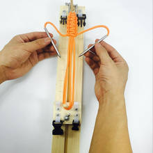 Bracelet Knitting Tool Wristband Knitting Tool DIY Wood Paracord Jig Bracelet Maker Wristband Maker 2024 - buy cheap