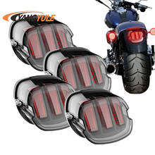 Guardabarros trasero para motocicleta, luz LED roja de freno, para Touring Sportster Eagle Claw 2024 - compra barato