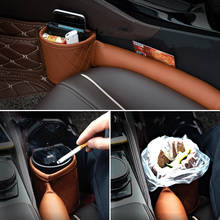 Bolsillos de relleno de huecos de cuero PU, organizador Interior de asiento de coche, accesorios, organizador de almacenamiento para Volvo XC90, XC60, S60, S90, V40, V50, V60 2024 - compra barato