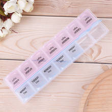 1Pc 7 Days Pill Medicine Box Weekly Tablet Holder Storage Organizer Container Case Pill Box Splitters New 2024 - buy cheap