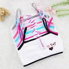 10pcs/Lot Girls Underwear Children Cotton Vest Sweat Training Bra 8-13Years 2024 - buy cheap