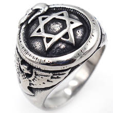 Кольца AsJerlya мужские из нержавеющей стали, кольца в виде пятиконечной звезды, в стиле панк-рок, хип-хоп для байкеров, ювелирные изделия для молодых людей, креативный подарок 2024 - купить недорого