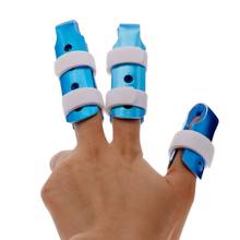 Алюминиевая накладка на палец, полноразмерная обезболивающая защита от перелома, корректор, поддержка, регулируемая лента, бандаж 2024 - купить недорого