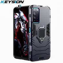 Противоударный защитный чехол KEYSION для Honor X10 5G 30 Pro + Plus 30s 9C 9S 9A с кольцом и подставкой для Huawei Y5P Y6P Y7P Y8P 2024 - купить недорого