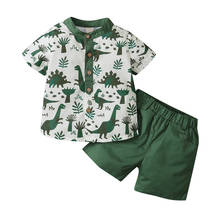 Ma&Baby 6M-5Y Summer Toddler Kid Child Boys Clothes Set Dinosaur Shirt Tops Shorts Outfits Clothing Costumes 2024 - buy cheap