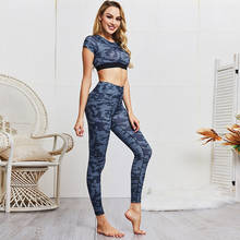 Workout Clothes For Women 2 Piece Gym Camouflage Yoga Set Workout jogging Sport Clothes Gym Sets Leggings And top Sports suit 2024 - buy cheap