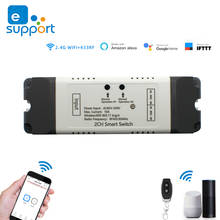 Interruptor inteligente con WiFi para puerta de garaje, Control remoto por aplicación, compatible con Alexa, Echo, Google Home, eWelink, RF 433MHz 2024 - compra barato