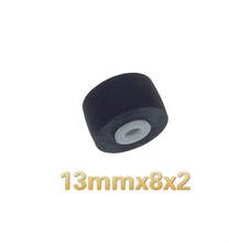 1pc 13mmx8x2 for walkman wheel belt pulley rubber audio pressure recorder cassette deck pinch roller tape Stereo player 2024 - buy cheap