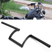 Motorcycle Custom1" 25mm Z Bar Pullback Black Steel High Bar Handlebar For Harley Sportster Chopper Bobber Softail Dyna Honda 2024 - buy cheap