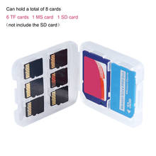 Double-Layers Plastic Micro for SD SDHC TF MS Memory Card Storage Hard Case Box Protector 2024 - buy cheap