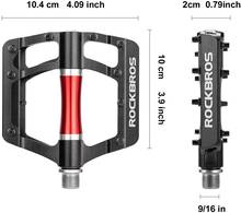 ROCKBROS-pedales para bicicleta de montaña, accesorio de aleación de aluminio, antideslizante, ultraligero, BMX 2024 - compra barato