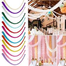 3 Meters Paper Garland Bunting Banner Birthday Wedding Party Hanging Decoration Hanging Garland For Festive Birthday Party 2024 - buy cheap