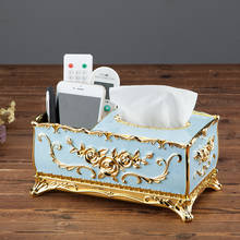 European-style luxury creative living room dining room multifunctional tissue box drawer box desktop remote storage box napkin 2024 - buy cheap