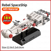 Space Military Series Wars Building Blocks Micro Scale Rebel Tantived-IV Battleship Corvette Model Bricks Kids Toys Xmas Gifts 2024 - buy cheap