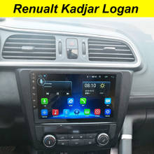 Reproductor Multimedia con GPS para coche, radio estéreo con Dvd, 64GB, Android 10,0, 2DIN, para Renault Kadjar Logan, 2015-2018 2024 - compra barato