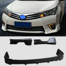 For Car Front Rear Bumper Splitter Lips Toyota Corolla Bumper Diffuser Protector Encircling Rear Spoiler 2014 15 16 Accessories 2024 - buy cheap