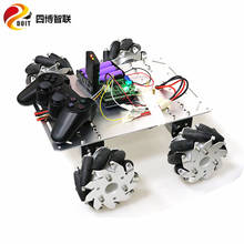 SZDOIT 4WD Large RC Robot Car Chassis Wireless Remote Control Kit 100mm McNamm'S Omnidirectional Wheel Wireless DIY For Arduino 2024 - buy cheap