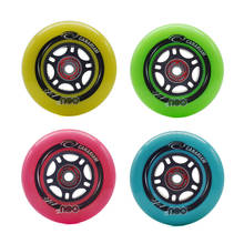 Super roda de patins de alto 84mm, com rosa, vermelho, amarelo, rosa, 84*24mm, em linha, rodas, 84a, 82a, 80a, 8 peças 2024 - compre barato
