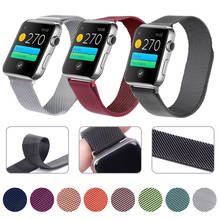 New Milanese Loop Bracelet Stainless Steel band For Apple Watch series 1 2 3 42mm 38mm metal strap for iwatch 4 5 40mm 44mm 2024 - buy cheap
