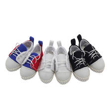 5cm Canvas Shoes For 1/6 BJD Doll 15cm EXO Fashion Mini Doll Shoes for Russian DIY handmade Doll Accessories Free Shipping 2024 - buy cheap
