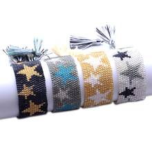 Miyuki pulseira pulseras 2019 boho bileklik jóias de verão acessórios artesanais pulseiras para mulheres miyuki delica grânulos 2024 - compre barato