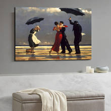 Retrato de Jack Vettriano, pintura al óleo impresa en lienzo, póster e impresión de imágenes de pared, ilustraciones, decoración del hogar, Cuadros para sala de estar 2024 - compra barato