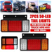 Par de luces LED traseras para camión ISUZU Elf, 50LED, 2V, resistente al agua, 1984-up, NPR, NKR, NHR, 2 uds. 2024 - compra barato